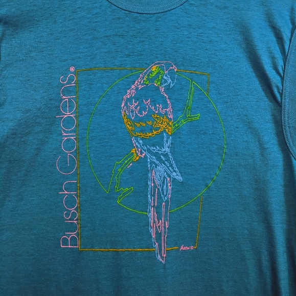 🔥Vintage 1980's Busch Gardens Muscle Shirt - Picture 3 of 6